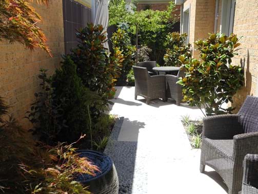Landscape design Melbourne | Sandra McMahon Gardenscape Design | A series of rooms, each with its own function, can be created in even the smallest of gardens.